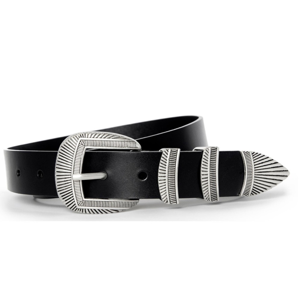 Straight to Hell-‘Dutch’ Leather Belt -Medium-UNIF